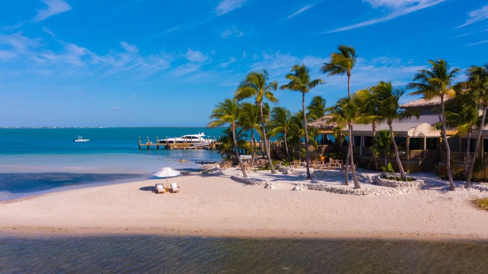 <p>This adults-only resort paradise just 30 minutes from Key West underwent serious renovations in the last few years, and it is now back and better than ever. <a href="https://www.littlepalmisland.com/" rel="nofollow noopener" target="_blank" data-ylk="slk:Little Palm Island;elm:context_link;itc:0;sec:content-canvas" class="link ">Little Palm Island</a>'s secluded bungalows offer British West Indies charm with a contemporary twist, making the resort's interiors almost as beautiful as the island itself. This resort is all about restoration and rejuvenation, with world-class cuisine, a fabulous spa, and plenty of opportunities to set sail on the Atlantic. Plus, unplugging is highly encouraged, with no televisions or phones in public areas or guest rooms, so go ahead, power that iPhone down for the week and leave your troubles behind.</p>