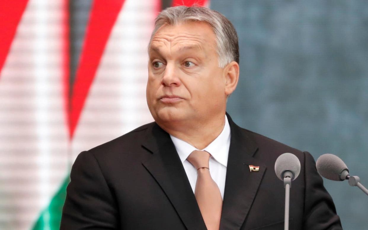 The paper accused Viktor Orban of presiding over 