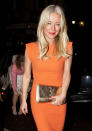 Celebrities in neon fashion: Denise Van Outen wowed in orange.<br><br>[Rex]