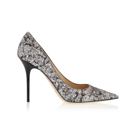 Abel Glittered Leather Pumps, Jimmy Choo $675 Related: Lessons In Wearing Shimmer From Taylor Swift 