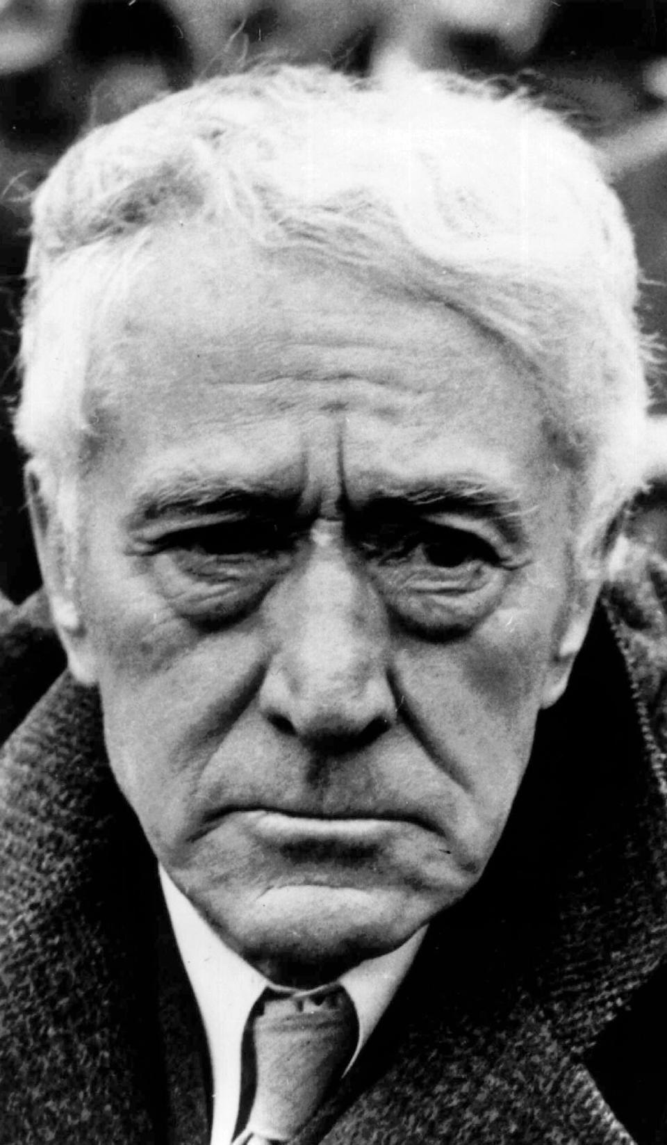 FILE - In this 1938 file photo, Kenesaw Mountain Landis, baseball's first commissioner, is shown at age 78. The legacy of Landis is "always a complicated story" that includes "documented racism," official MLB historian John Thorn said. (AP Photo/File)