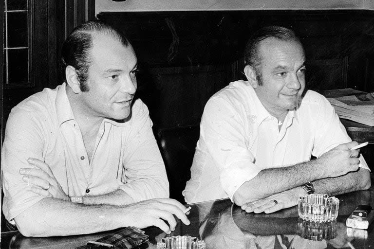 El poeta Horacio Ferrer y el compositor Astor Piazzolla, los creadores de 