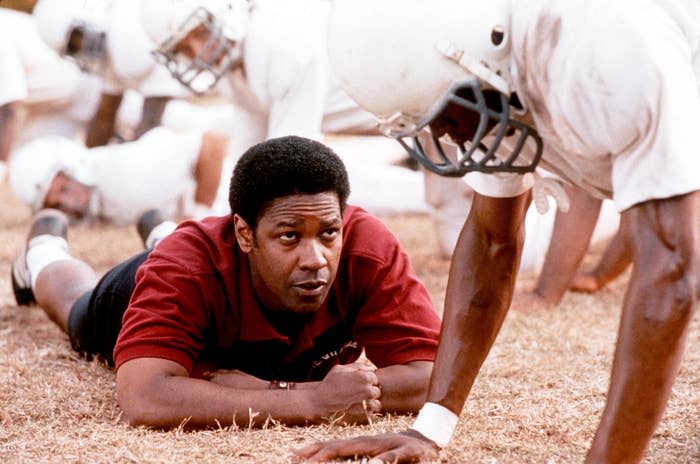 Denzel Washington Stars In "Remember The Titans.