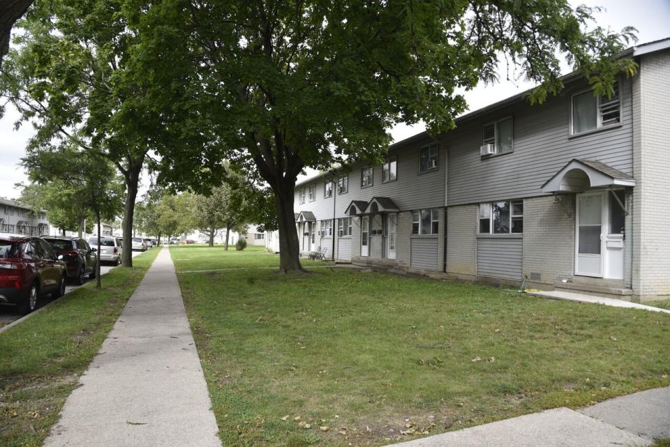 Windsor-Essex Community Housing Corporation townhome units in Sandwich. Town home units are among the affordable rentals that come without appliances like a refrigerator or stove. 