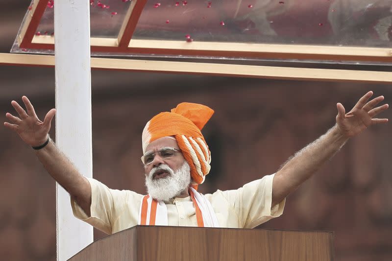 India's Independence Day celebrations at the historic Red Fort in Delhi