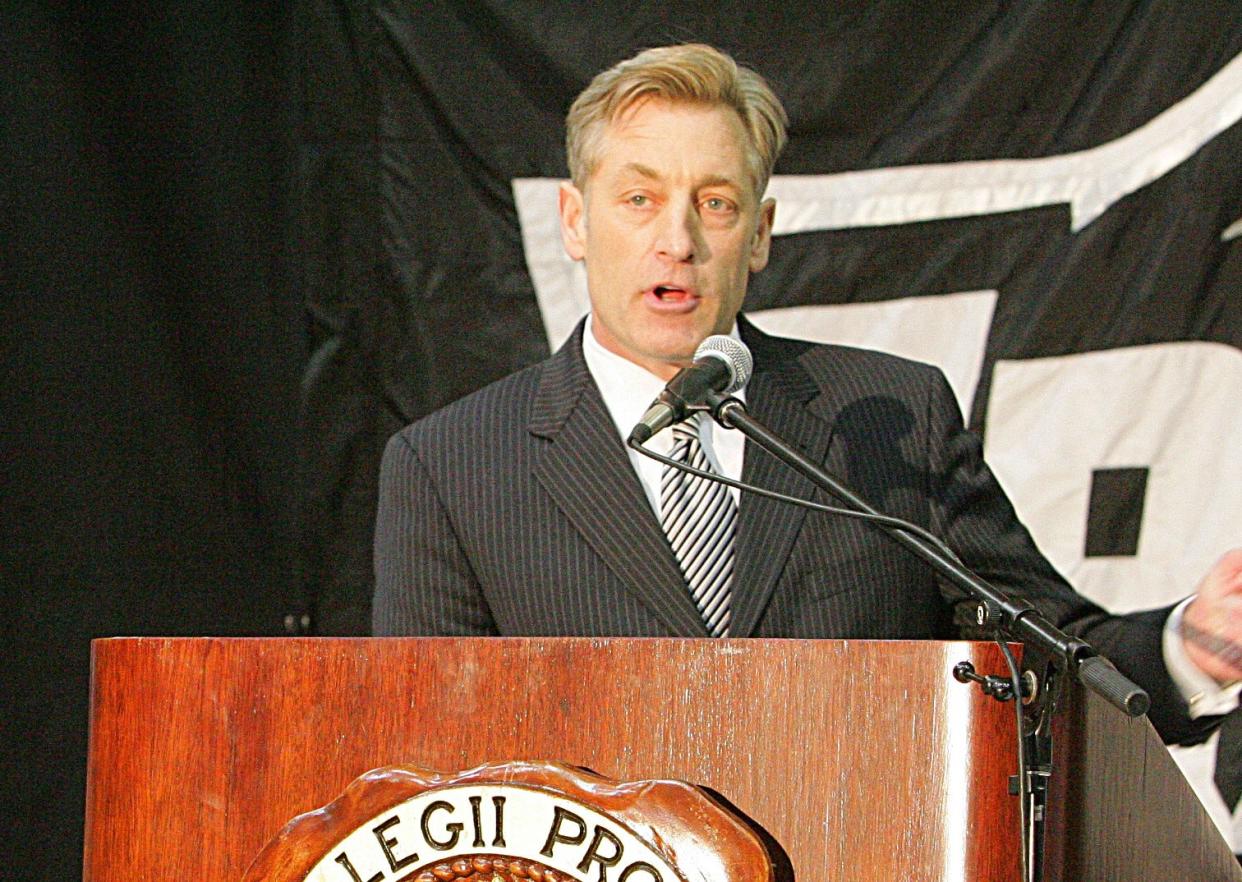 Providence College Athletics director Bob Driscoll, shown in 2008, is stepping down after more than 20 years.