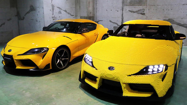 The Life-Size Toyota Supra GR Model Was Made With 477,000 Legos—and It  Actually Runs