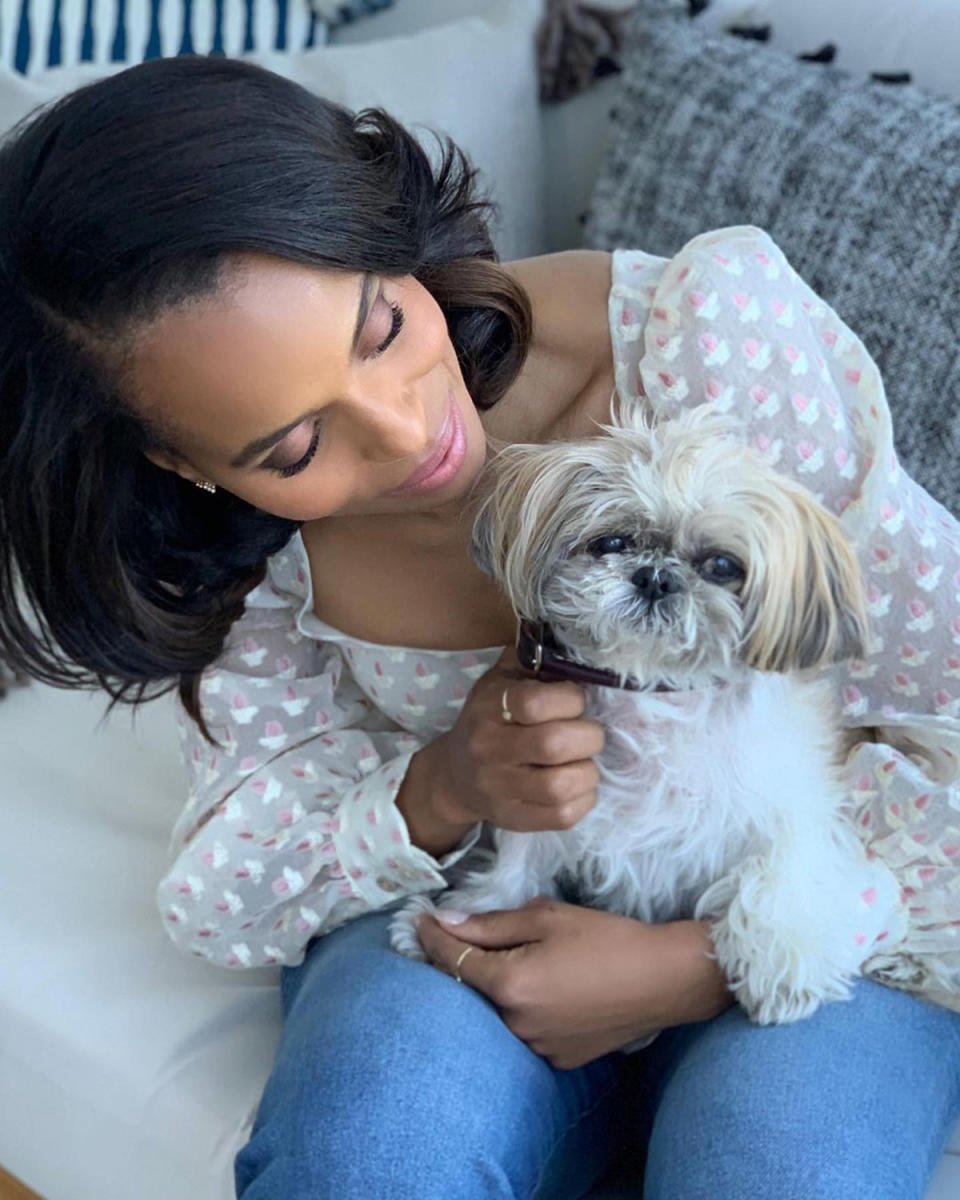 <p>Kerry Washington announced that her <a href="https://people.com/pets/kerry-washington-mourns-the-death-of-her-dog/" rel="nofollow noopener" target="_blank" data-ylk="slk:Shih Tzu-Yorkshire Terrier mix;elm:context_link;itc:0;sec:content-canvas" class="link ">Shih Tzu-Yorkshire Terrier mix</a> had "crossed over and transitioned into a world beyond this one" in an <a href="https://www.instagram.com/p/CO8kyeOtLJa/" rel="nofollow noopener" target="_blank" data-ylk="slk:Instagram post;elm:context_link;itc:0;sec:content-canvas" class="link ">Instagram post</a> on May 17.</p> <p>"To say that Josie was a member of our family doesn't even come close," the actress wrote. "She was my fur baby companion girl. She was my partner. She went places with me and experienced things that no one else ever did or ever will. She was a witness to my life and to my journey and me to hers. My heart unfolded when I met her and she will always live in the very fabric of my being."</p> <p>She added: "With enormous love in my heart, I will be donating to <a href="https://www.instagram.com/wagsandwalks/" rel="nofollow noopener" target="_blank" data-ylk="slk:@wagsandwalks;elm:context_link;itc:0;sec:content-canvas" class="link ">@wagsandwalks</a> in her name. We adore you Josephine Baker Washington Asomugha."</p>