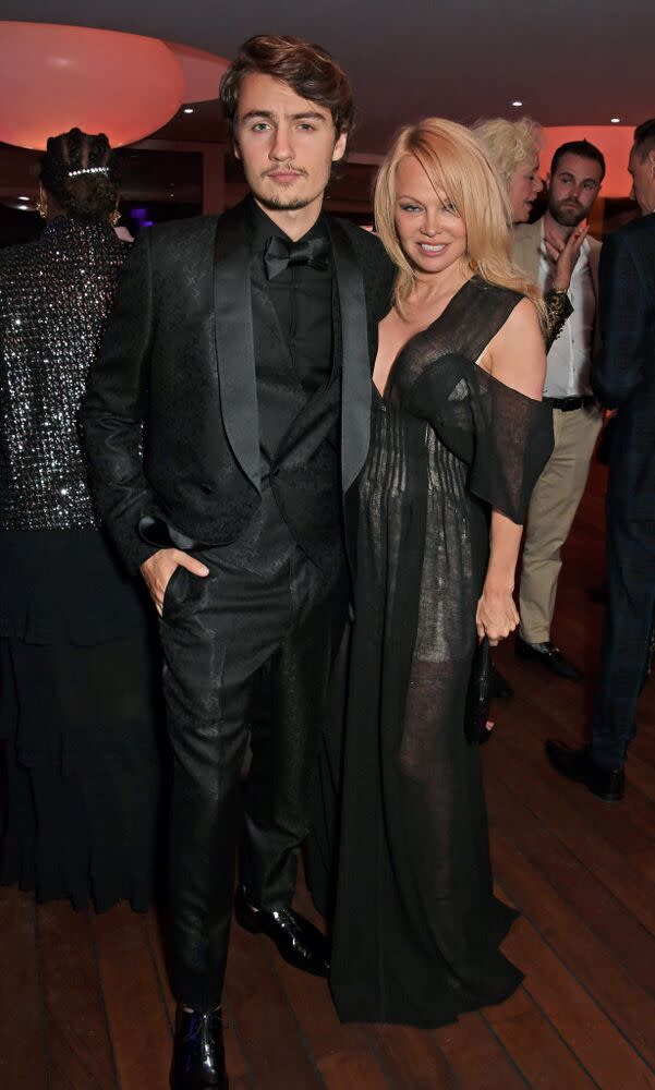 Brandon Thomas Lee and Pamela Anderson | David M. Benett/Getty