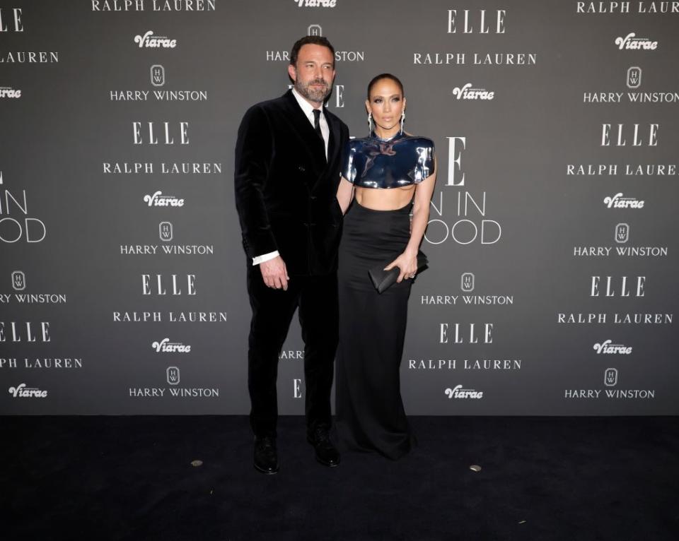 Jennifer Lopez, Ben Affleck, Elle's Hollywood Celebration