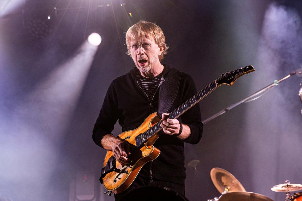 Trey Anastasio of Phish performs at the Bonnaroo Music and Arts Festival on June 14, 2019, in Manchester, Tenn.