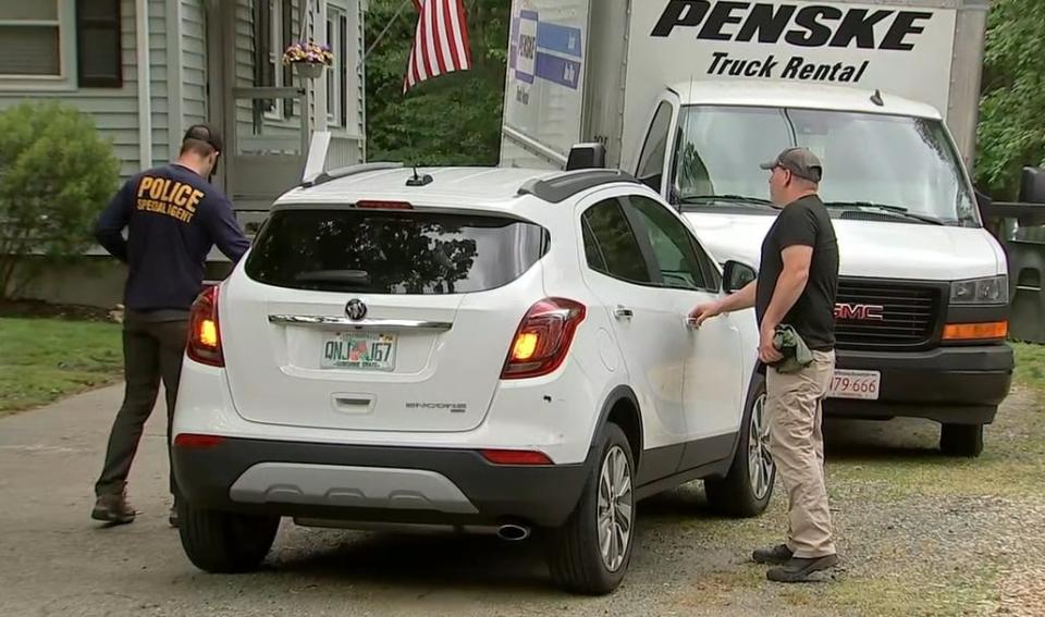 Authorities seized 13 pit bull-type dogs from John Murphy’s residence on East Washington Street in Hanson on June 7, 2023.