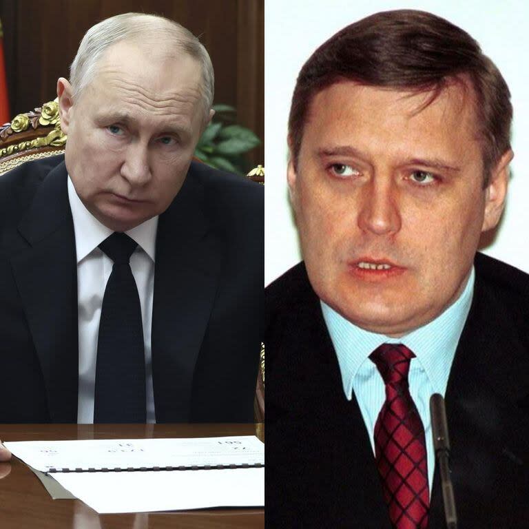 Vladimir Putin y Mijaíl Kasiánov