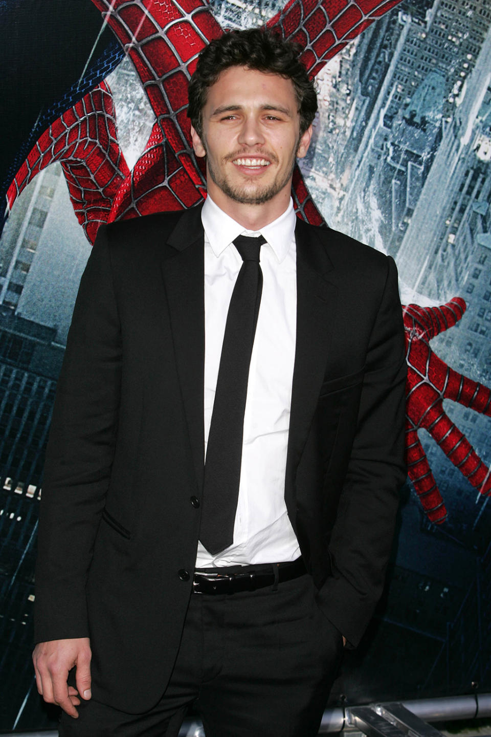 <p>Franco’s Harry Osborn completed his transition from BFF to mortal enemy, assuming the role of the new Goblin in the threequel. (Photo: Peter Kramer/Getty Images) </p>