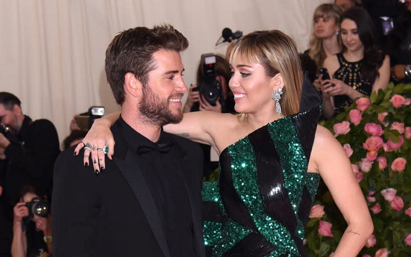 Miley Cyrus y Liam Hemsworth