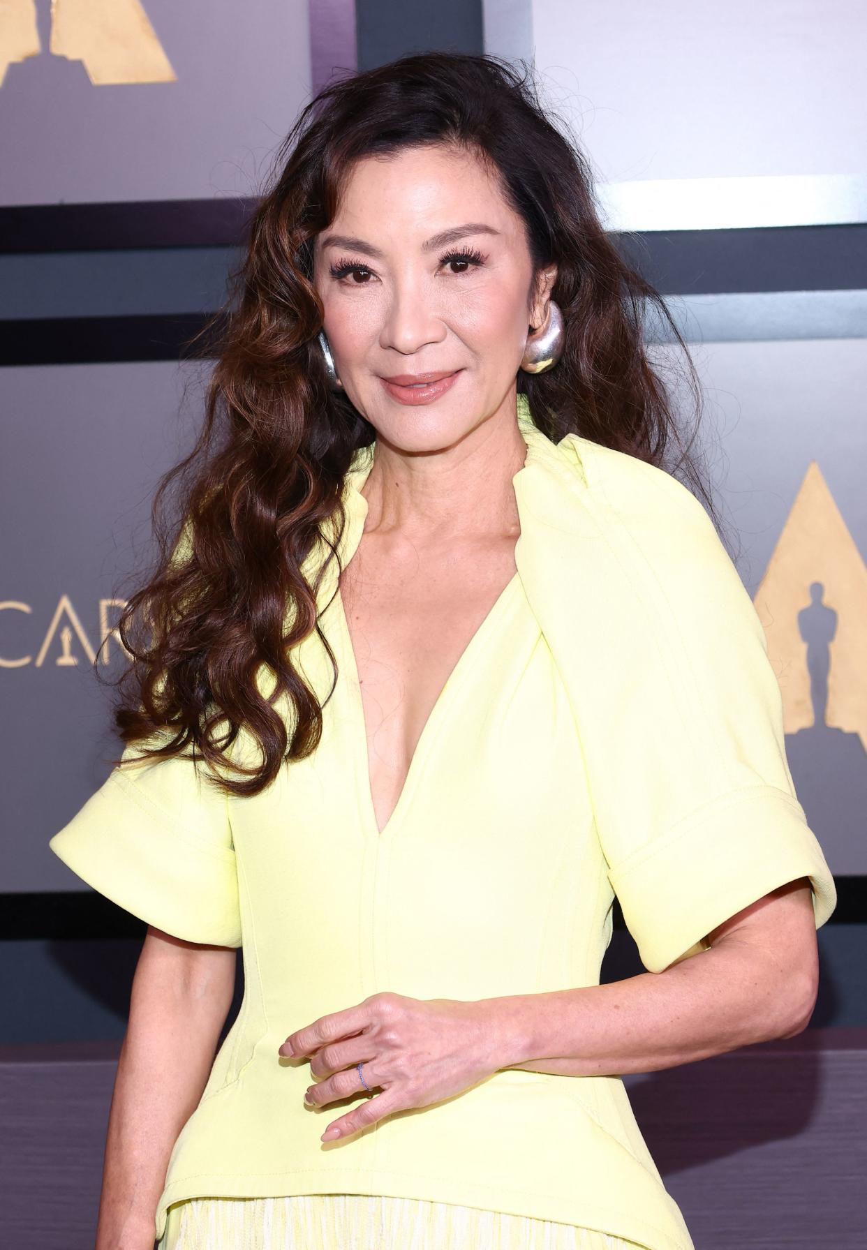 Malaysian actress Michelle Yeoh arrives for the Academy of Motion Picture Arts and Sciences' 13th Annual Governors Awards at the Fairmont Century Plaza in Los Angeles on November 19, 2022. (Photo by Tommaso Boddi / AFP) (Photo by TOMMASO BODDI/AFP via Getty Images)