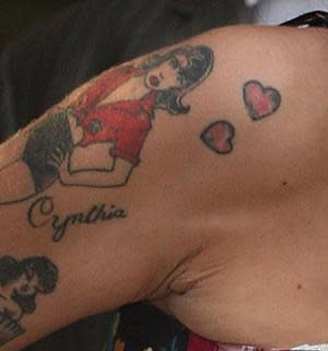 Amy Winehouse heartbreak Tragic meaning behind worldfamous tattoo  revealed  Celebrity News  Showbiz  TV  Expresscouk