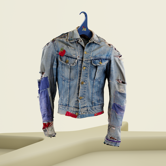 MNTGE x Sean Wotherspoon Vintage Denim Jacket Rendering early ’70s Lee Denim Jacket, customization work was done through a 10-year period.