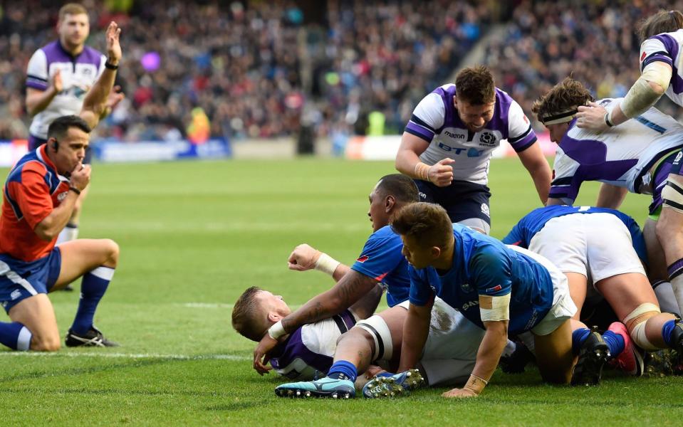 Scotland awarded a try against Samoa - PA