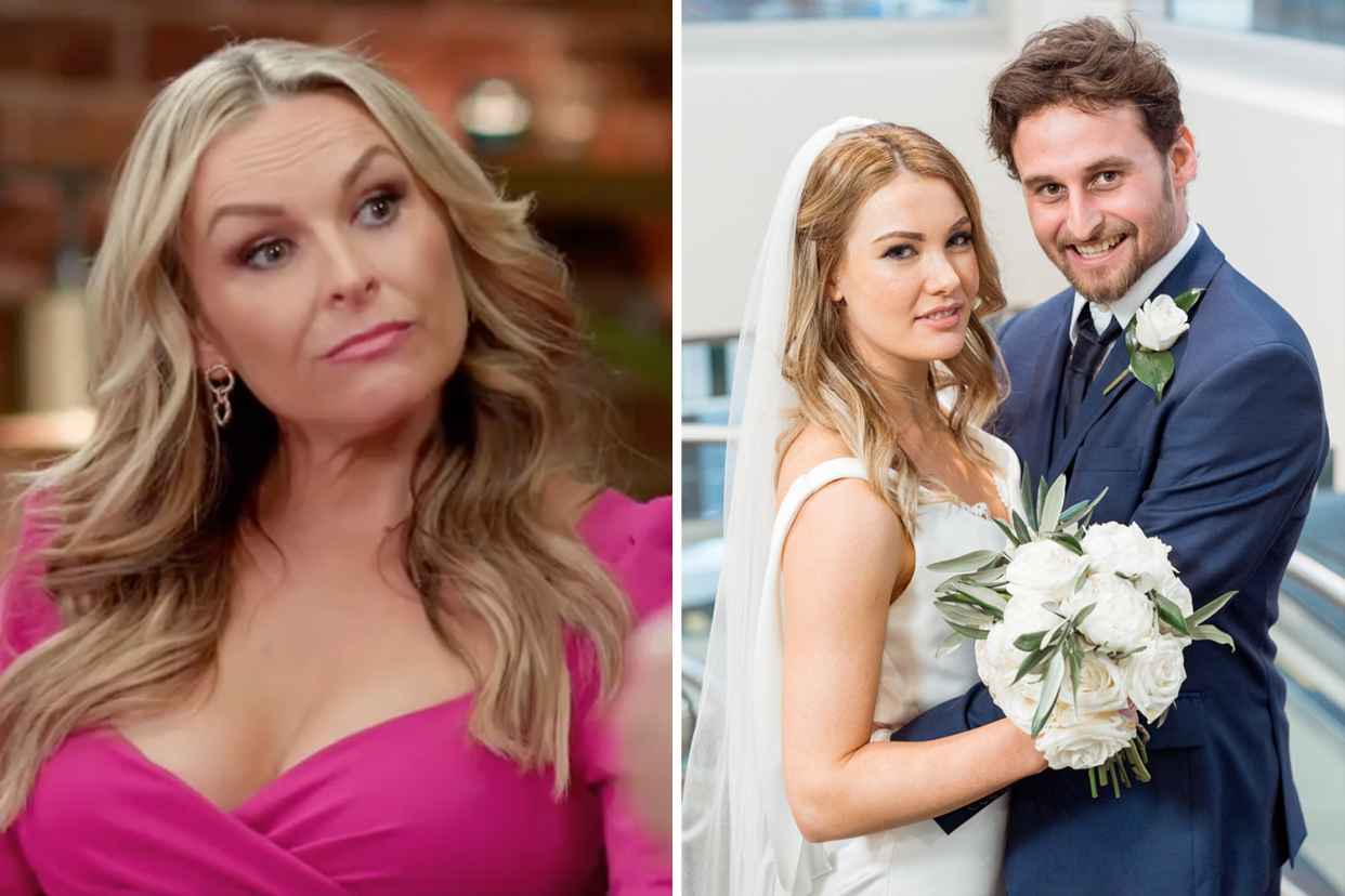 MAFS' Mel Schilling / MAFS NZ couple Andrew Jury and Vicky Gleeson-Stokes.