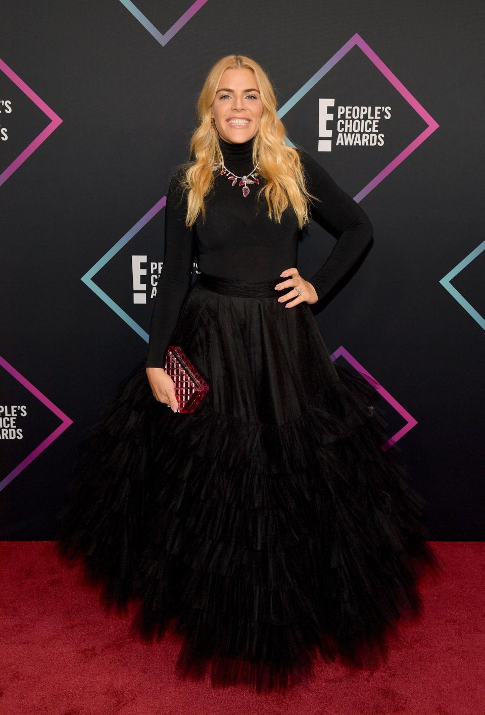 Busy Philipps wearing Christian Siriano