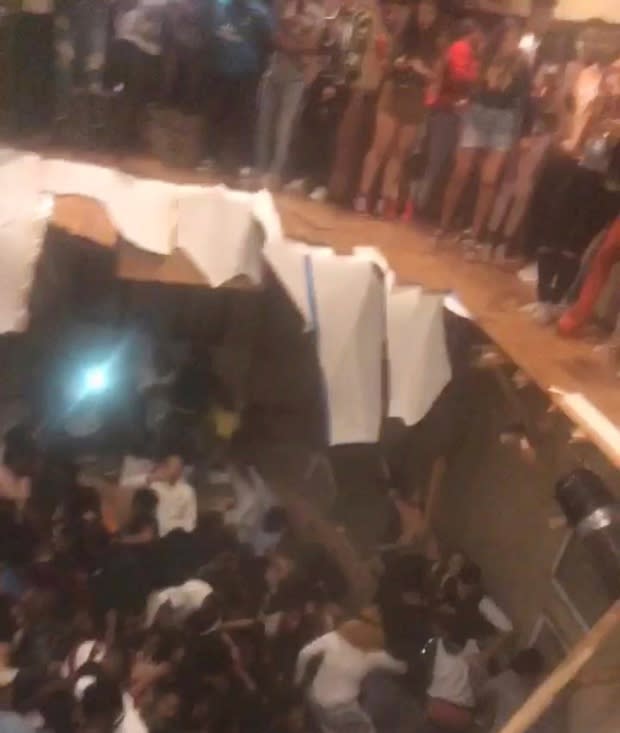 Dozens hurt in floor collapse at South Carolina apartment party