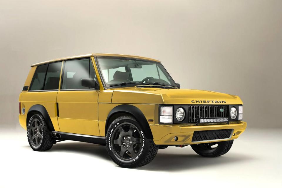 經 Chieftain 改造後的 Land Rover Range Rover 展現了原廠所沒有的濃烈跑格
