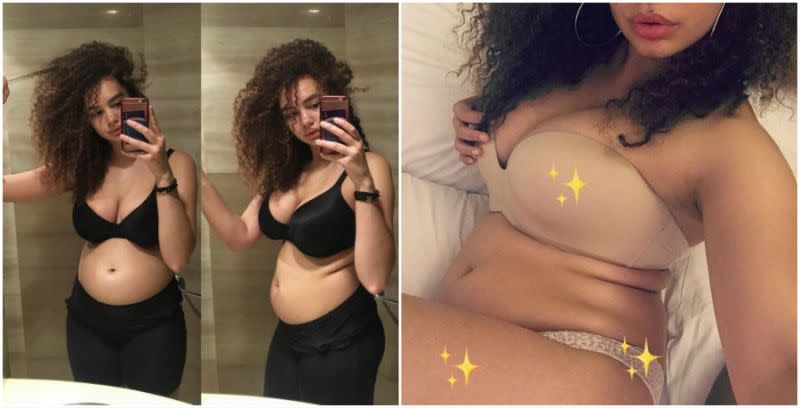 Sonny Turner, 19 ans, pourrait être qualifiée de femme voluptueuse ou grandes tailles, mais être appelée « grosse » ne la dérange finalement pas du tout. (Photos : Instagram/Sonny Turner)