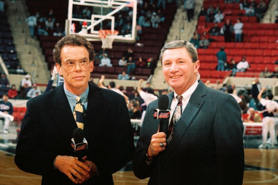 Gorman began calling games for the Celtics during 1981. Getty Images