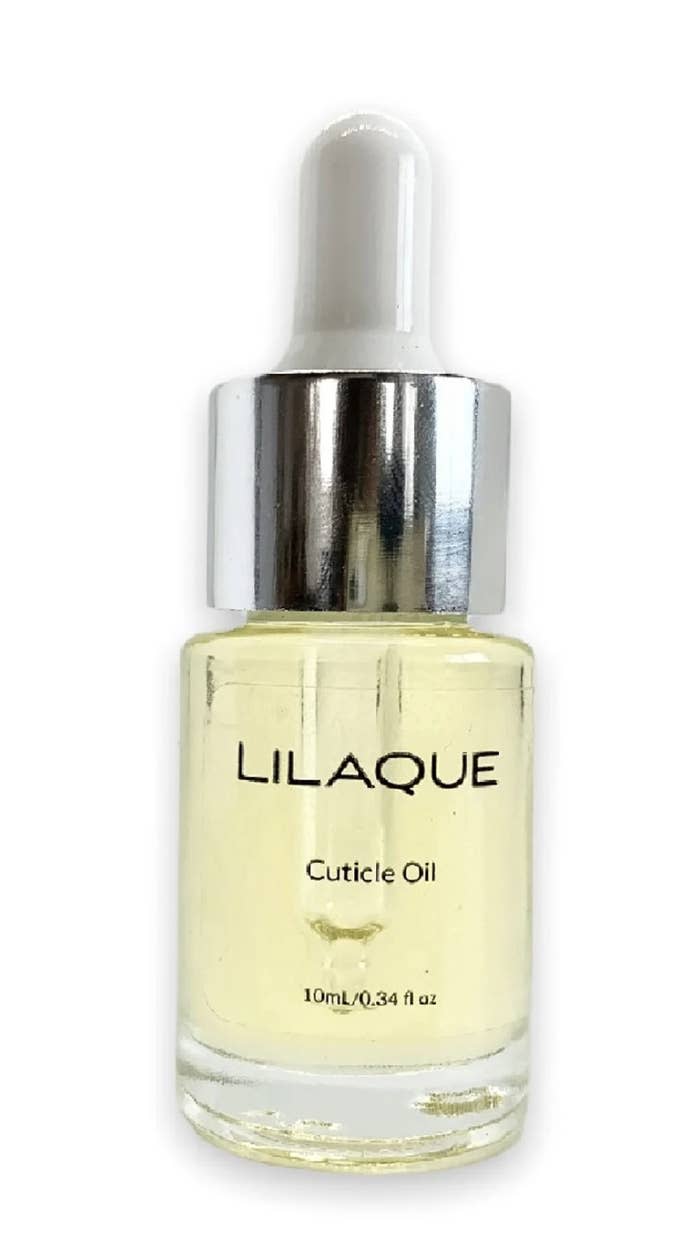 the cuticle oil in its bottle