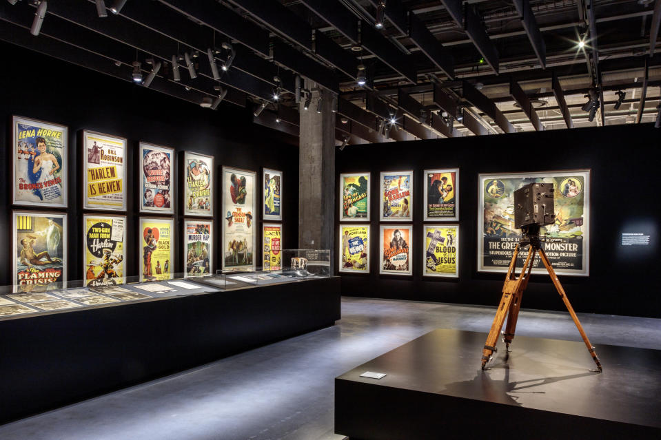 Race film posters, “Regeneration: Black Cinema 1898-1971,” Academy Museum of Motion Pictures. - Credit: Joshua White, JW Pictures/ © Academy Museum Foundation/Courtesy