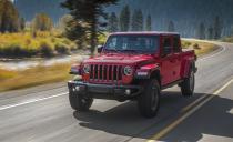 <p>Good for 285 horsepower and 260 lb-ft of torque, the Pentastar V-6 is a known quantity if not a groundbreaking one. An eight-speed automatic is optional. At this point, Jeep has no intention of offering the Wrangler's eTorque mild-hybrid inline-four in the Gladiator.</p>