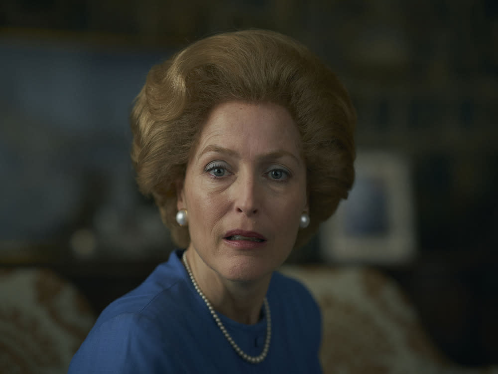 Gillian Anderson als Margaret Thatcher in "The Crown". (Bild: Netflix/Des Willie)