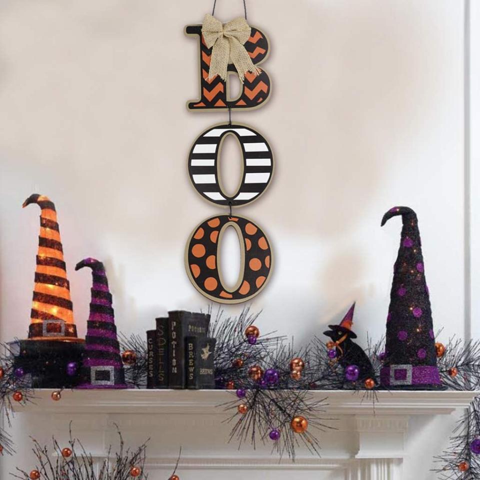 Halloween Decoration Boo Wall Sign, Halloween Door Sign, Walls Hanging Decor, Halloween Festivities