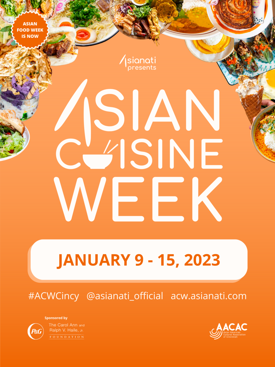 Asian Cuisine Week runs from Jan. 9 through Jan. 15 and includes over 40 participating Asian restaurants in Greater Cincinnati.