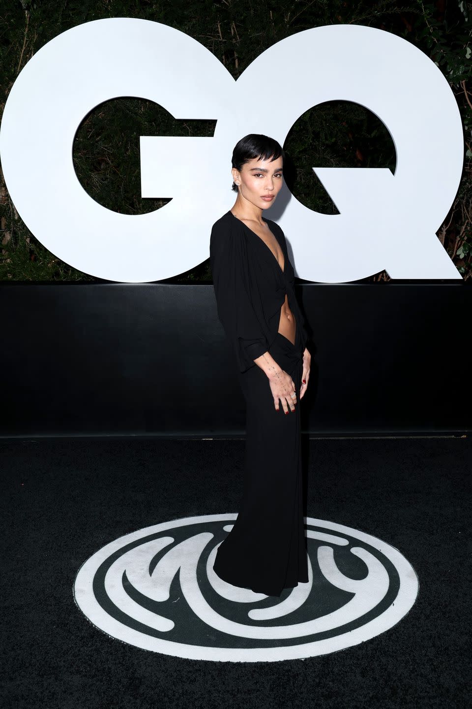 west hollywood, california   november 17 zoë kravitz attends the gq men of the year party 2022 at the west hollywood edition on november 17, 2022 in west hollywood, california photo by phillip faraonegetty images for gq