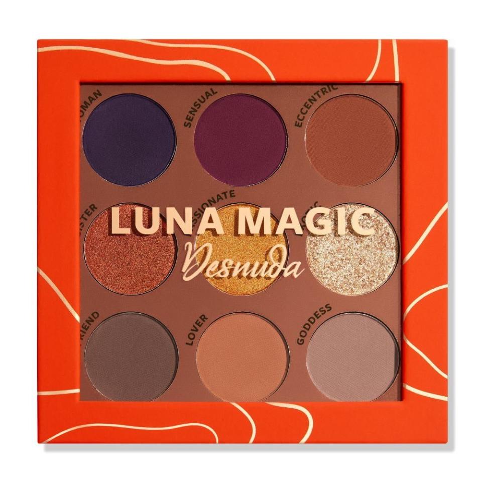 <p><a href="https://go.redirectingat.com?id=74968X1596630&url=https%3A%2F%2Fwww.walmart.com%2Fip%2FLuna-Magic-Desnuda-Nude-Shadow-Palette-9-Colors%2F849424592&sref=https%3A%2F%2F" rel="nofollow noopener" target="_blank" data-ylk="slk:Shop Now;elm:context_link;itc:0;sec:content-canvas" class="link ">Shop Now</a></p><p>Desnuda Shadow Palette </p><p>walmart.com</p><p>$14.98</p>