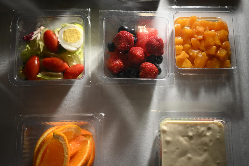 The Agriculture Department requires certain amounts of whole grains, protein, fruits and vegetables in school meals. (Washington Post photo by Matt McClain)