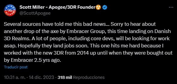 Otro día, otra ola de despidos en una compañía de Embracer Group