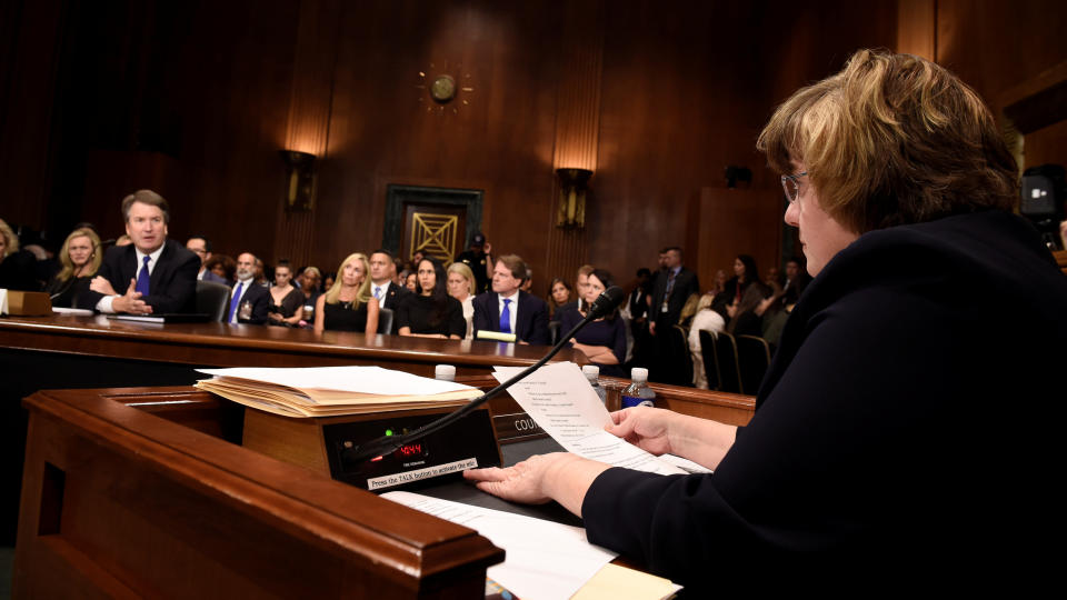 Rachel Mitchell and Brett Kavanaugh