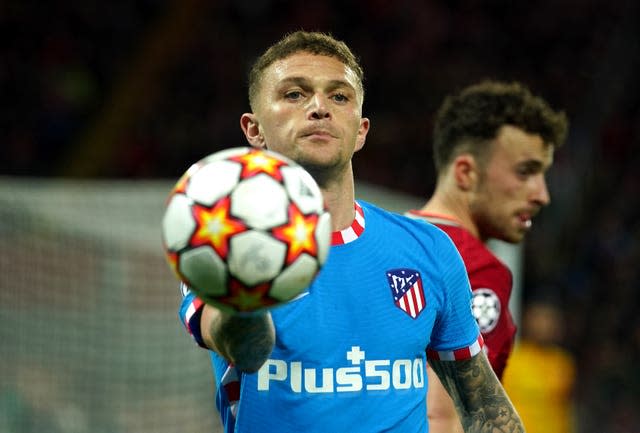 Atletico Madrid's England full-back Kieran Trippier has been linked with Newcastle
