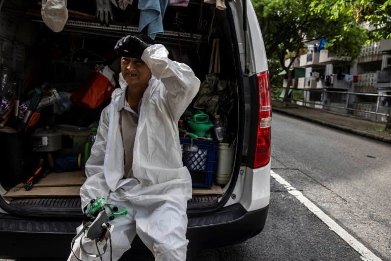 Los trabajadores de Hong Kong aumentan a medida que aumentan las temperaturas