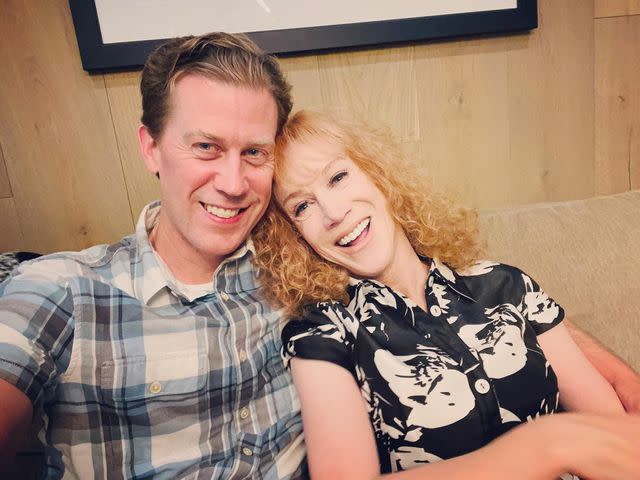 <p>Kathy Griffin Instagram</p> Randy Bick and Kathy Griffin