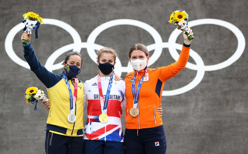 BMX Racing - Women's Individual - Medal Ceremony