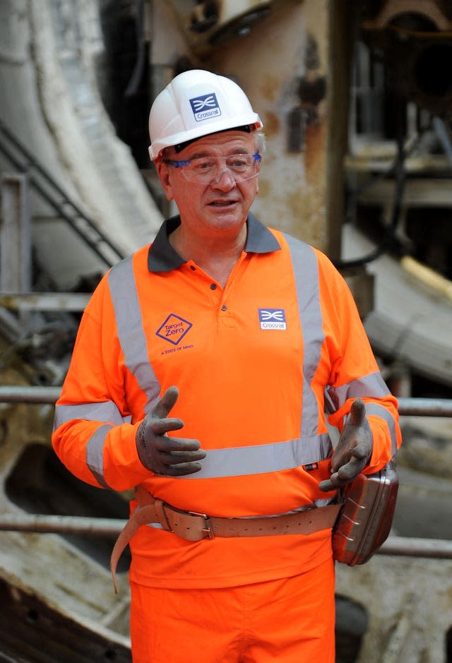 Then-Crossrail Ltd chairman Sir Terry Morgan