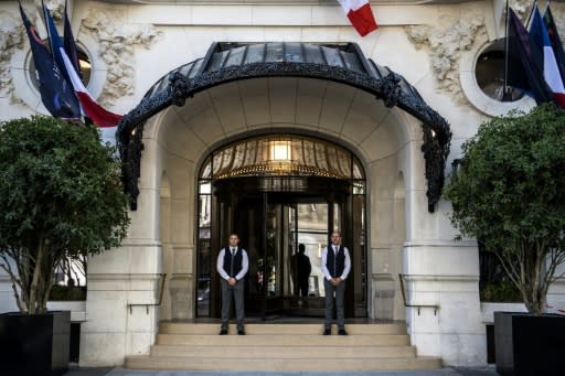 The first guests are due to walk through its corridors -- lined with dark eucalyptus wood -- this month