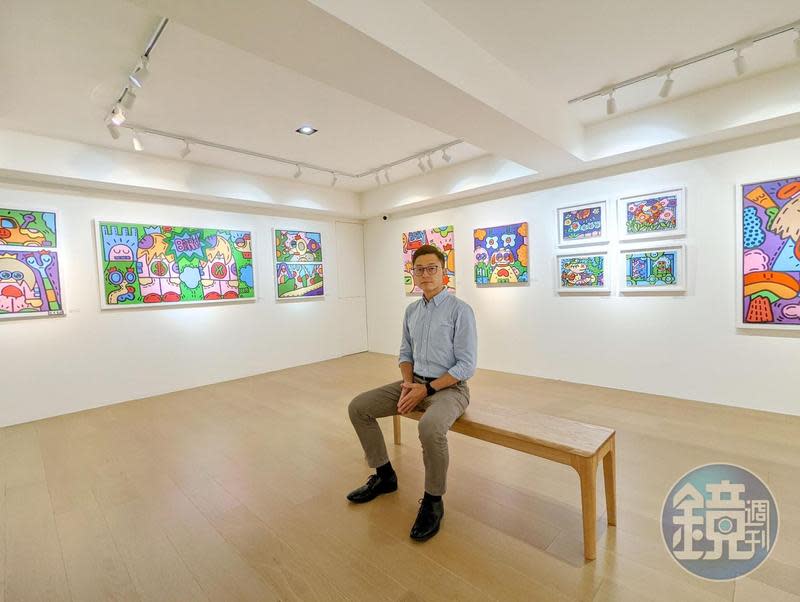 「Dotard Village Gallery 糊塗里國際藝廊」空間明亮寬敞。