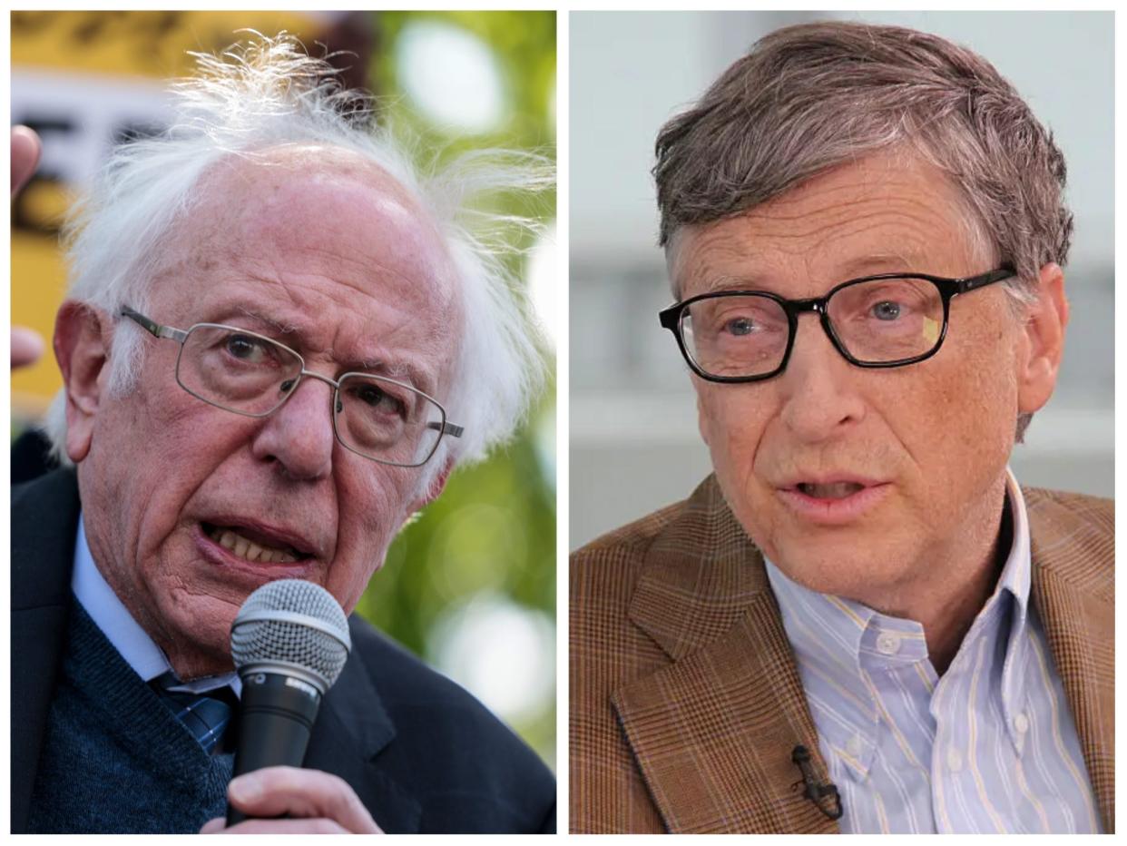 Bernie Sanders and Bill Gates