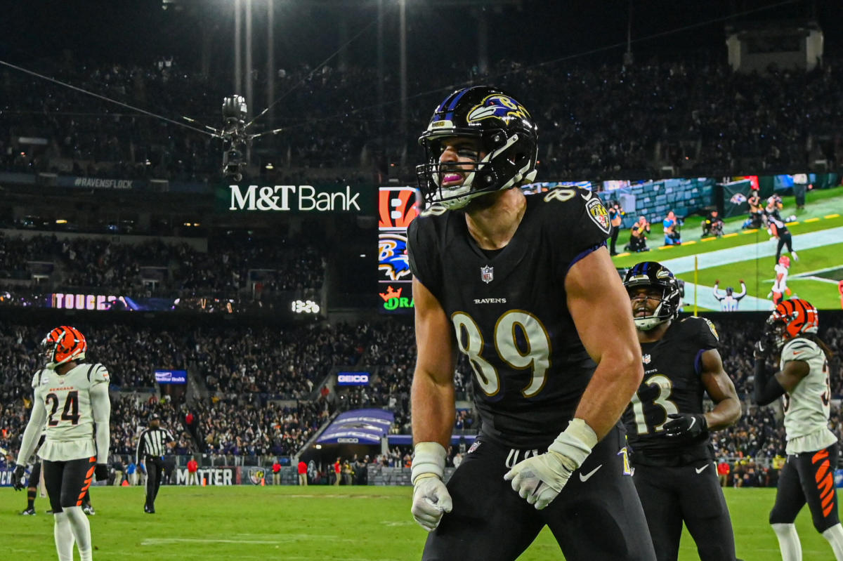 Mark Andrews No. 2 on Pro Football Focus rankings of top tight ends