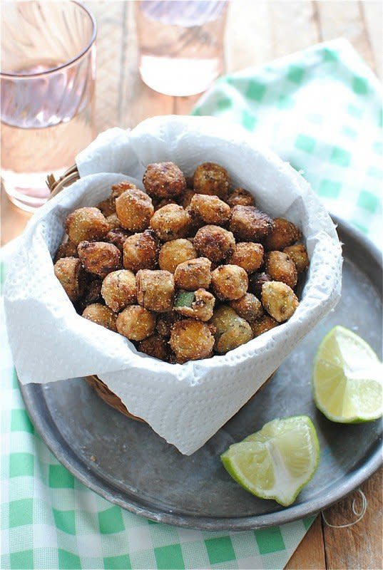 <strong>Get the <a href="http://bevcooks.com/2012/09/southern-fried-okra/" target="_blank">Fried Okra recipe</a> from Bev Cooks</strong>
